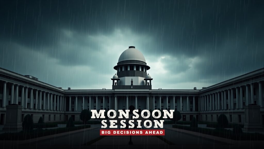 Monsoon Parliamentary Session 2025
Parliament Monsoon Session 2025
Monsoon Session 2025 date
Bills in Monsoon Session 2025
Indian Parliament Session 2025
Lok Sabha monsoon session 2025
Rajya Sabha monsoon session
Legislative agenda monsoon session
Government bills 2025 parliament
Upcoming Parliament sessions India
Monsoon session parliament latest news