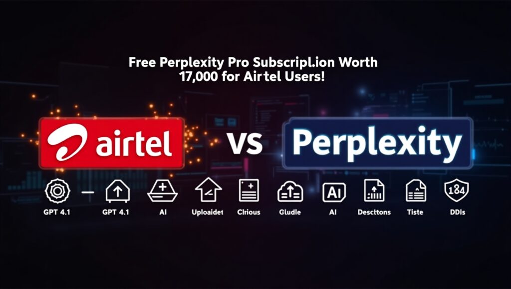 Airtel Perplexity Pro subscription"
Airtel free Perplexity Pro offer
How to claim Perplexity Pro on Airtel
Airtel AI partnership
Airtel Thanks app offers
Perplexity Pro features
Perplexity AI in India