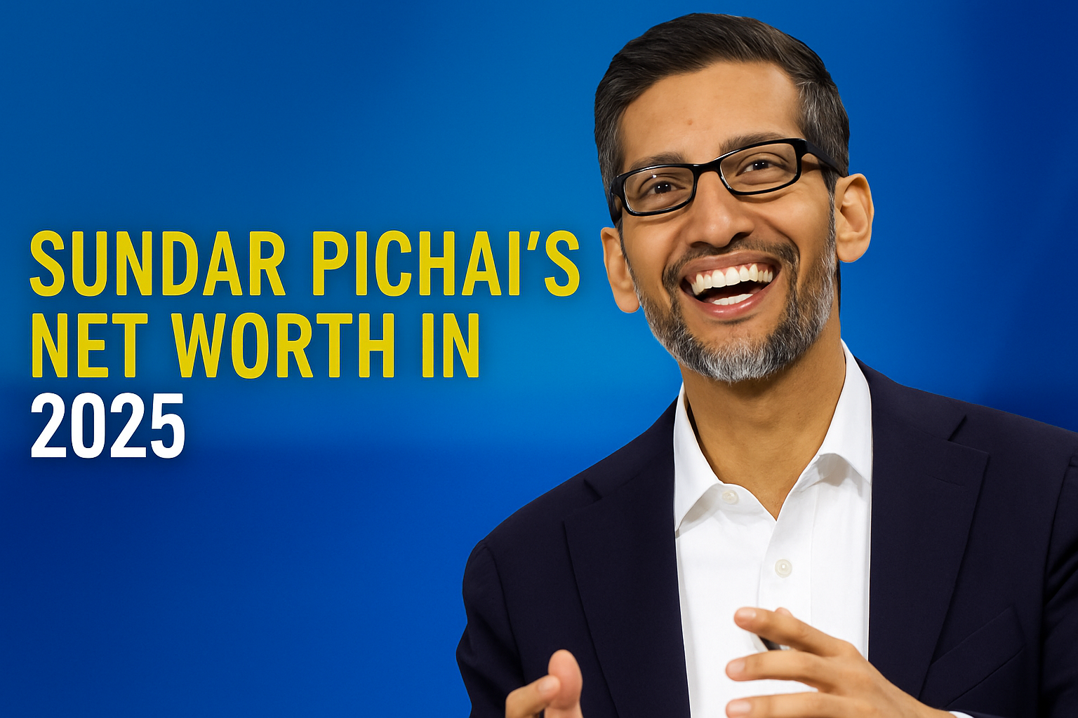 Sundar Pichai Net Worth in 2025 Sundar Pichai salary Sundar Pichai net worth in rupees Net worth of Sundar Pichai