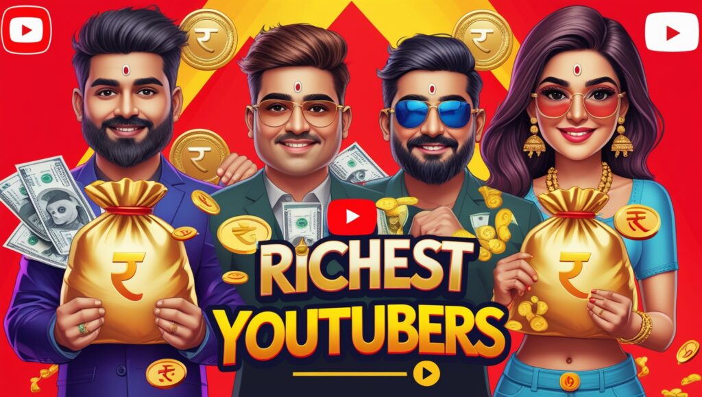 highest paid YouTubers in India
top YouTubers India 2025
India highest earning YouTubers
Indian YouTuber income
YouTuber earnings India
YouTube richest creators India
Top 10 YouTubers India